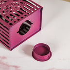 Set Of 2 Festive Charm Lanterns With Metal Cutwork