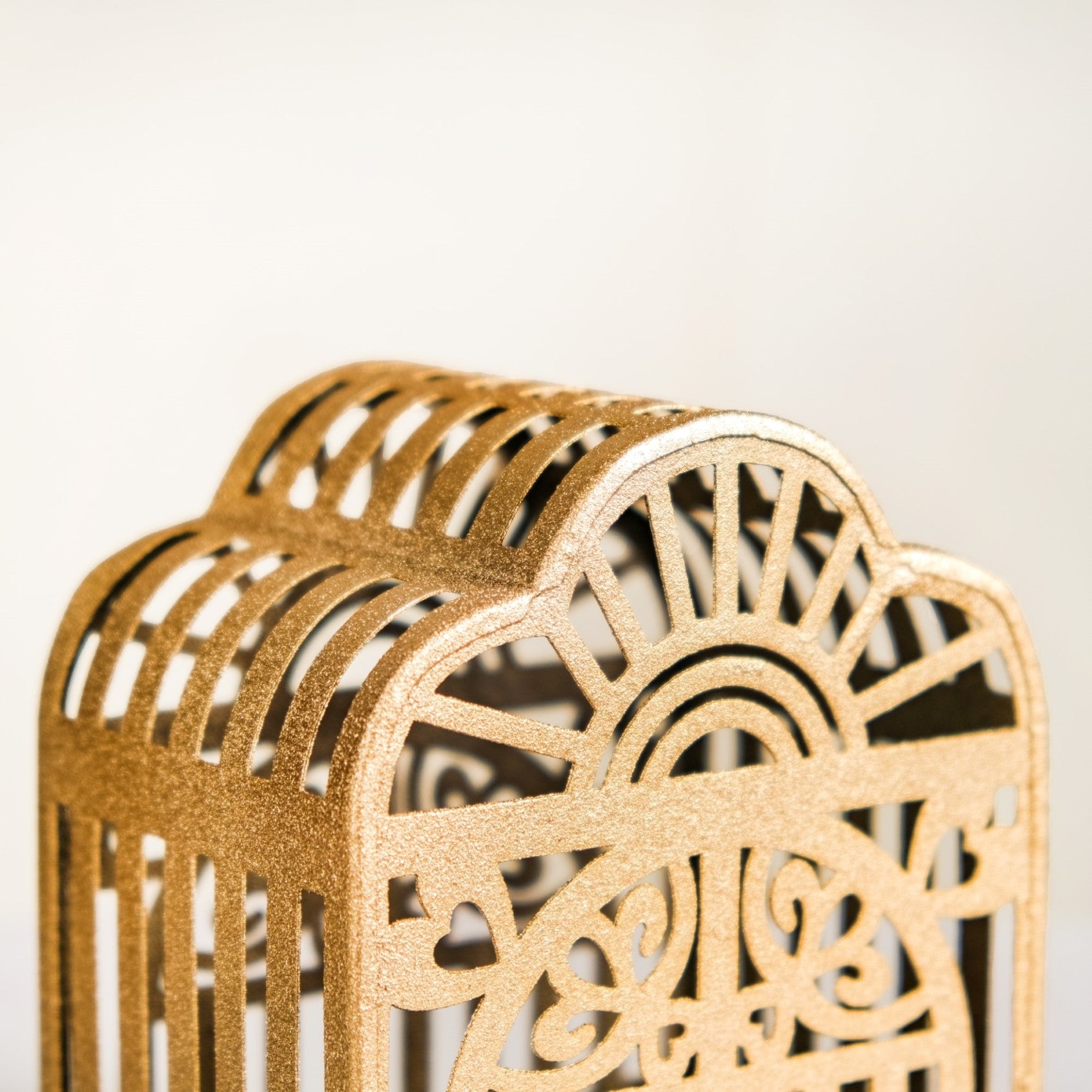 Set Of 2 Festive Charm Lanterns With Metal Cutwork