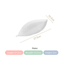 Large Bay Leaf Serving Platter 15 Inch