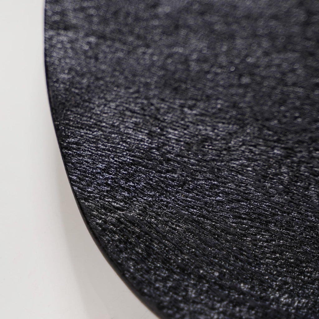 Large Natural Mango Wood Platter Black