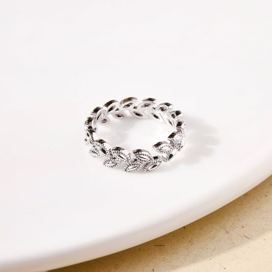 Laurel Wreath Silver Ring