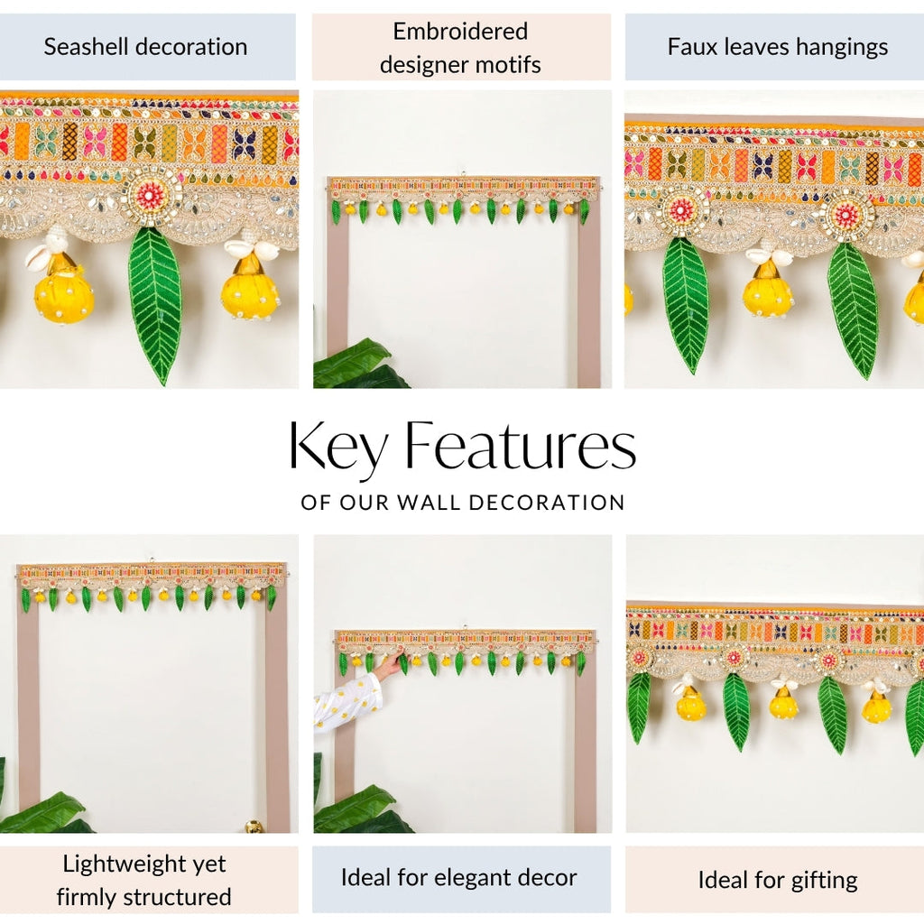 Auspicious Leaf Lucky Charm Toran