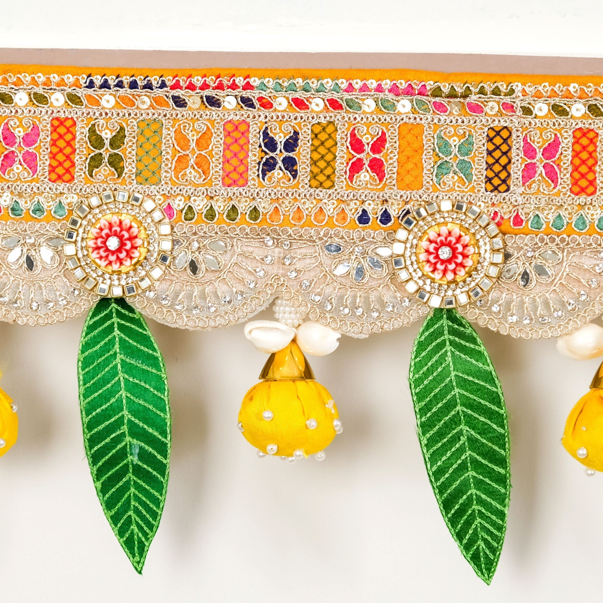 Auspicious Leaf Lucky Charm Toran