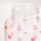 Little Hearts Glass Water Bottle 500ml