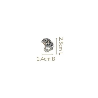 Little Miss Ginkgo Earrings Silver