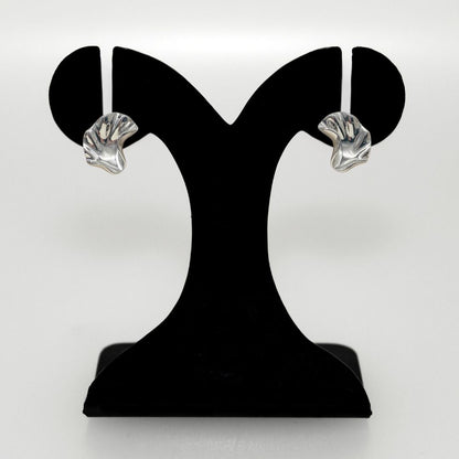 Little Miss Ginkgo Earrings Silver