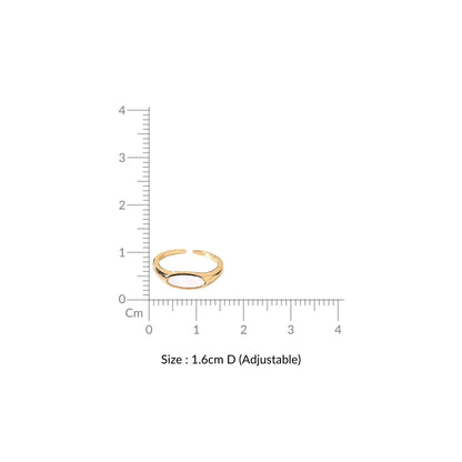 Lunar Glow Gold Ring