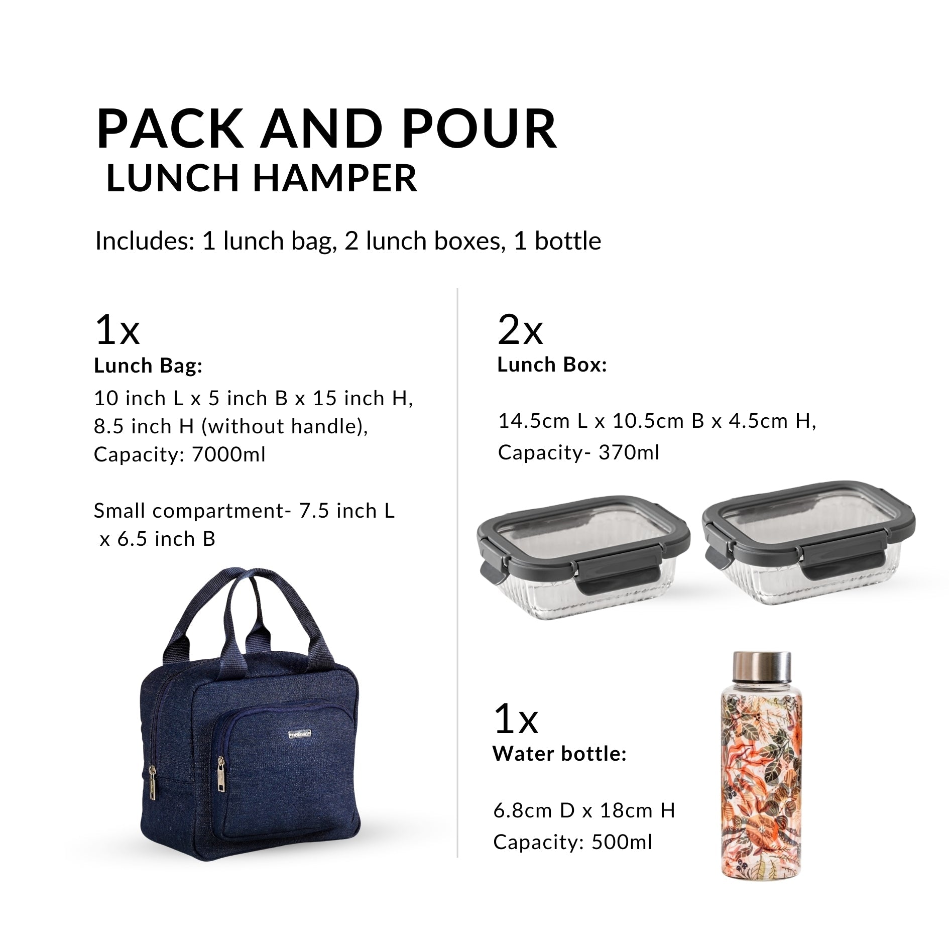 Pack And Pour Lunchtime Gift Set