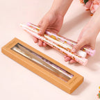 Pastel Gold Foil Candles Set Of 6 Multicolour