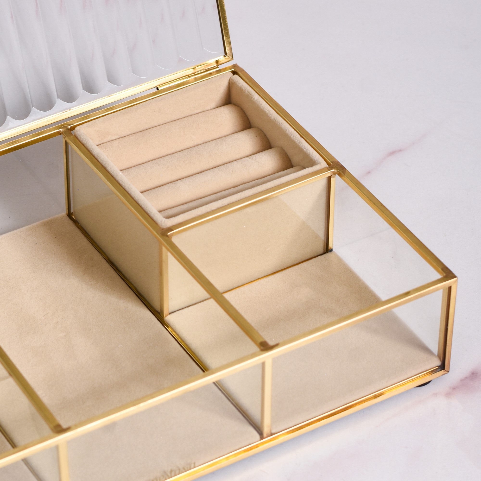 Luxury Jewellery Box With Velvet Base