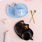 Cat Mug And Plate