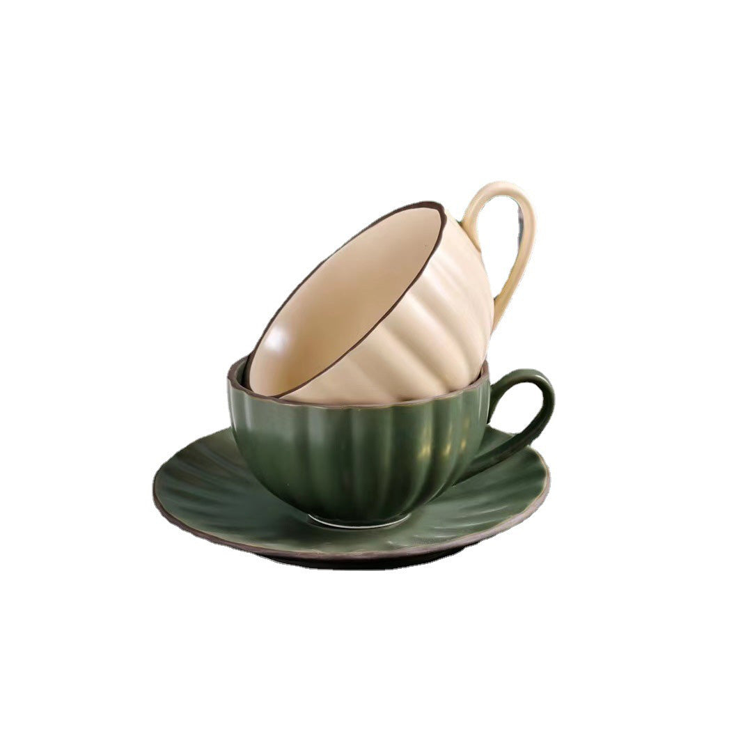 Modern Ceramic Cup With Saucer