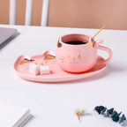 Cat Mug And Plate