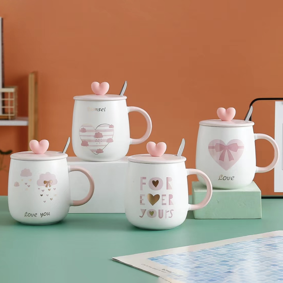 Pink And White Mug