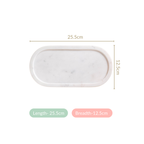 Marble Stone Platter 10 Inch