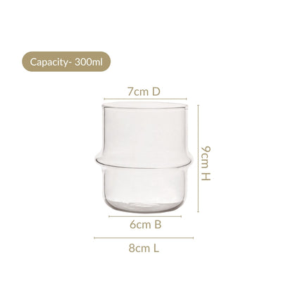 Matcha Orbit Glass Tumbler Set Of 2 300ml
