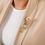 Garden Of Life Brooch Pin Set of 2