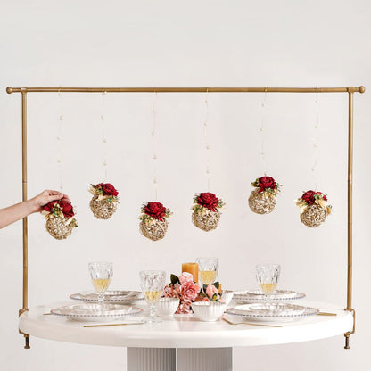 Detachable Tabletop Adjustable Metal Stand With Wall Hangings