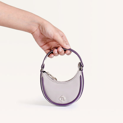 Mini Bag Half Moon Grey