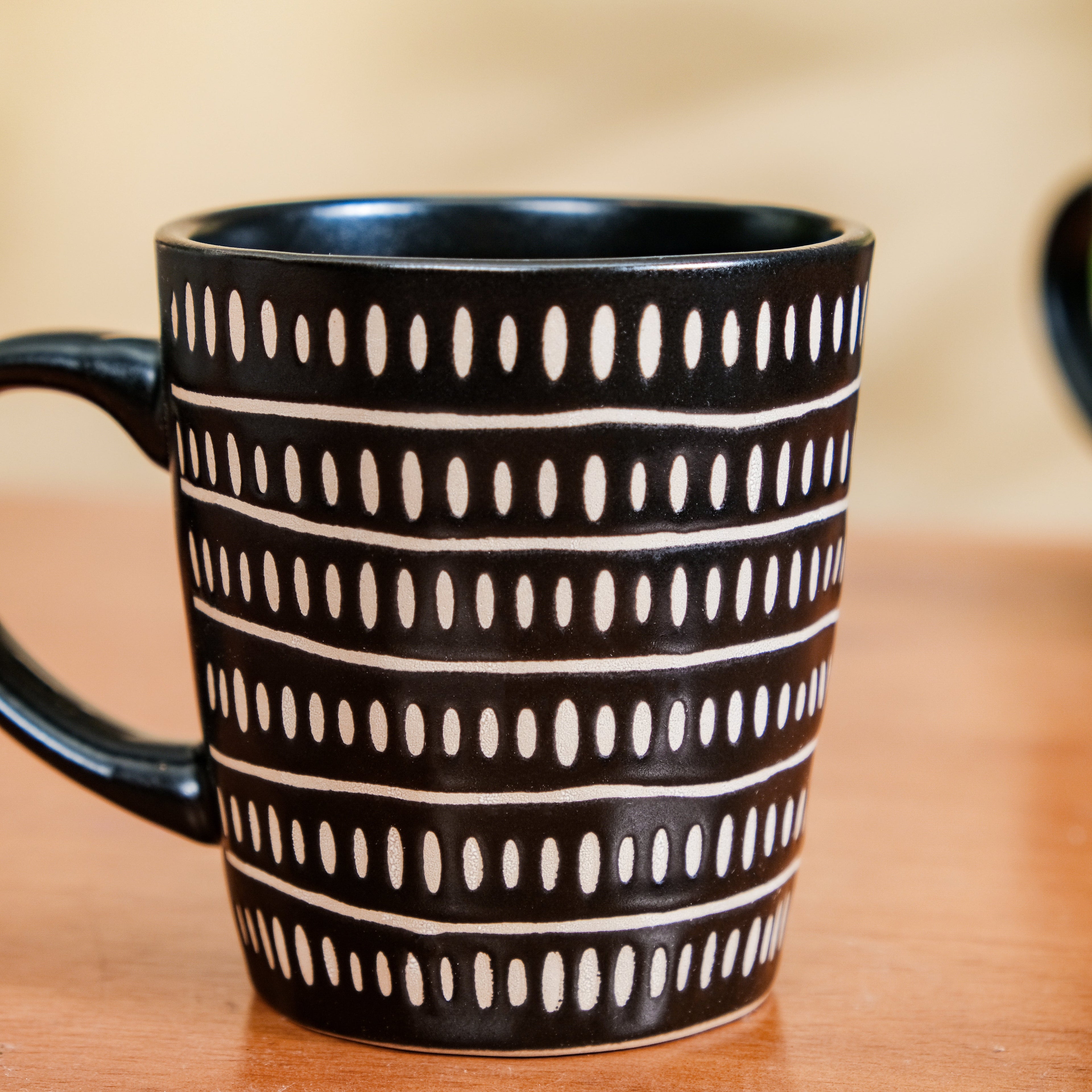 Kuro Ceramic Coffee Mug Set Of 6 275ml