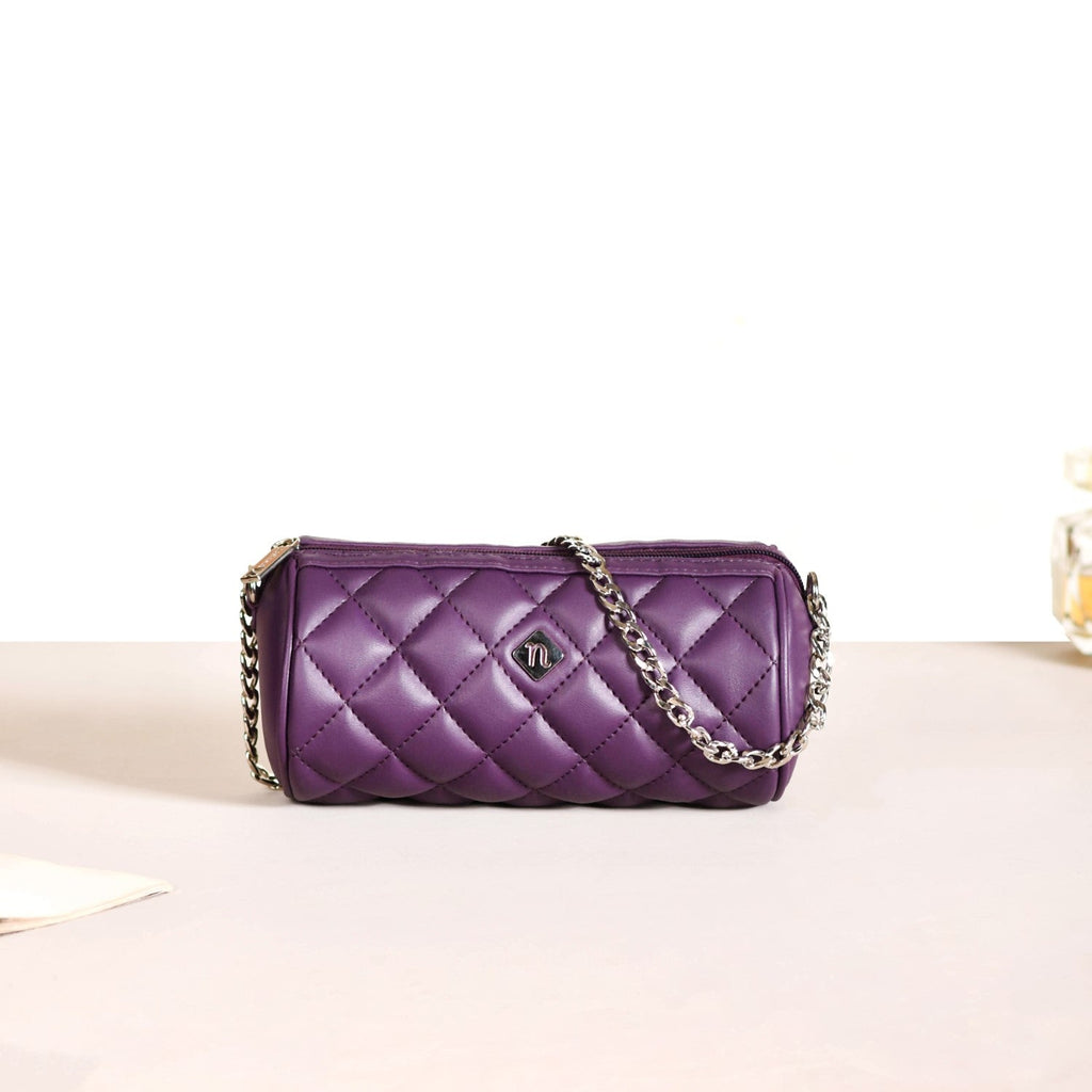 Purple Mini Barrel Bag
