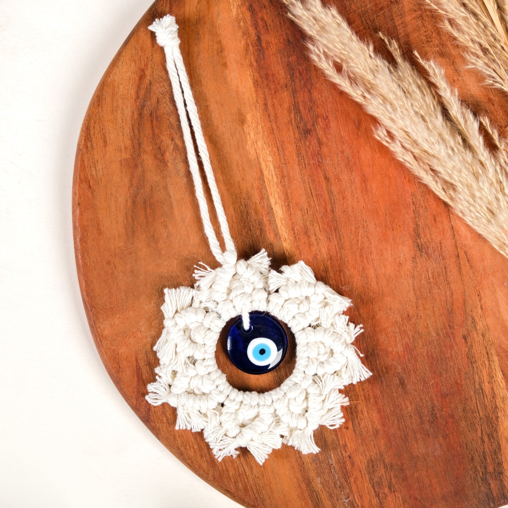 Bohemian Macrame Evil Eye Wall Hanging Set Of 3