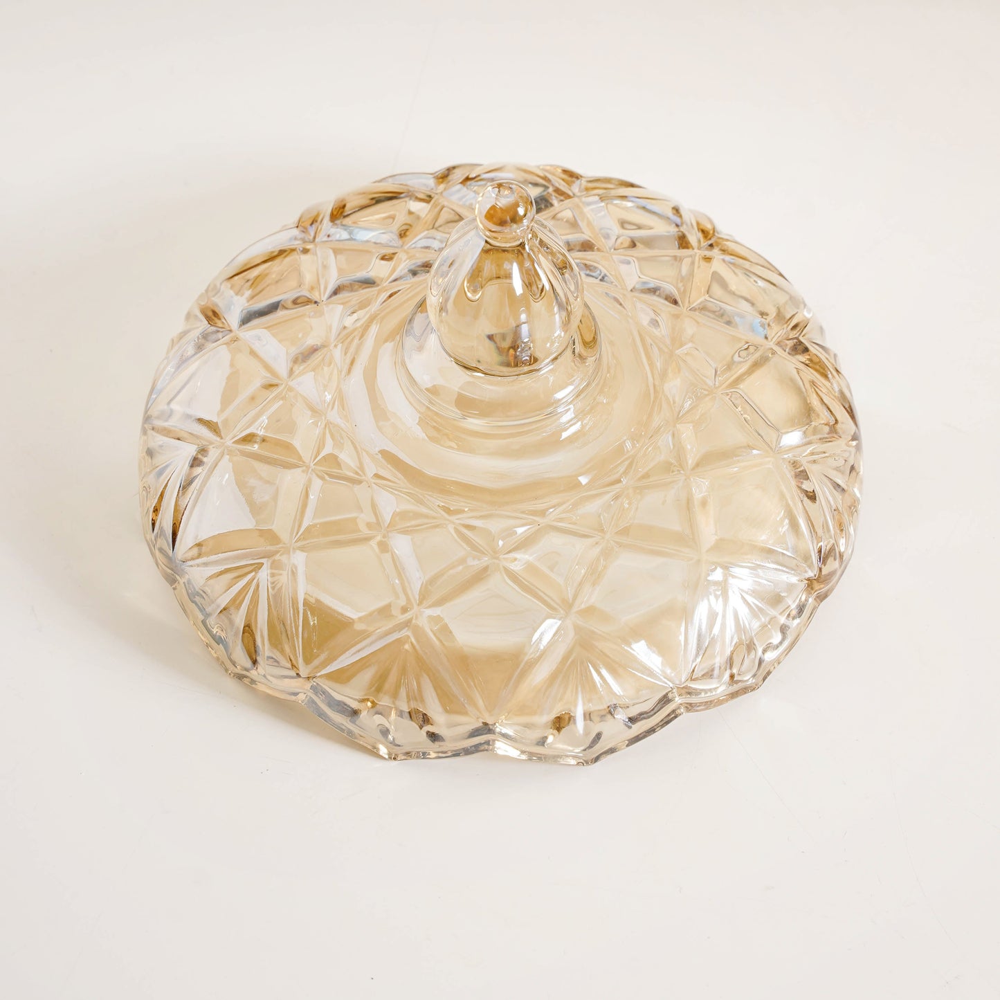 Luxury Glass Bowls Set of 5 With Lid And Rotating Stand