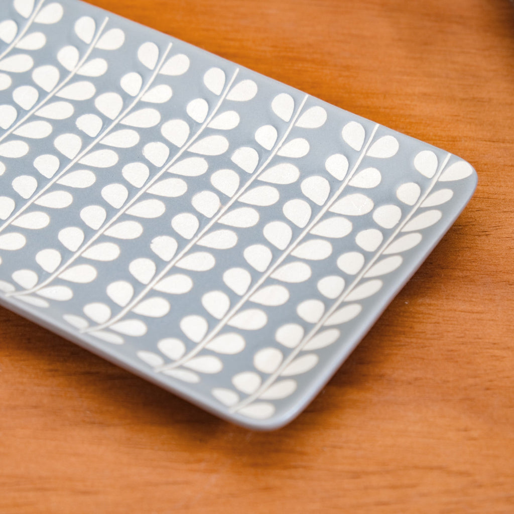 Robinia Ceramic Serving Platter Set of 6 7 Inch