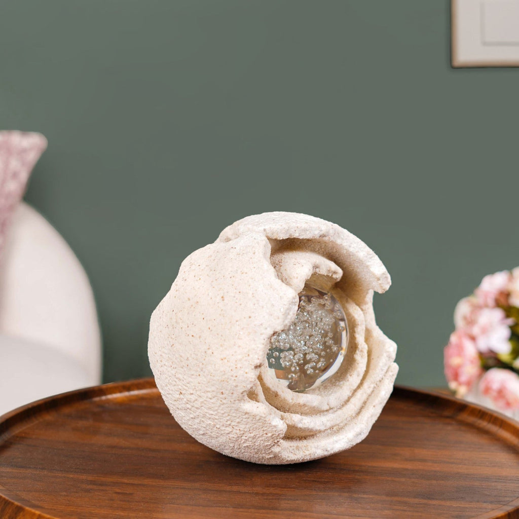 Crystal Ball Textured Sculpture