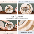 Crystal Ball Textured Sculpture