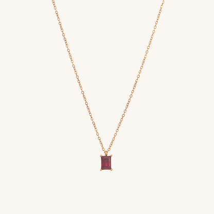 Red Garnet Necklace