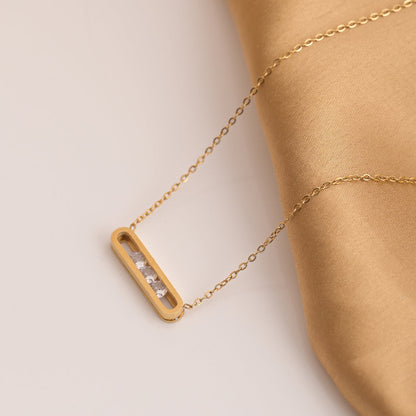Stones Bar Necklace