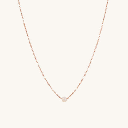 Minimalist Pearl Necklace