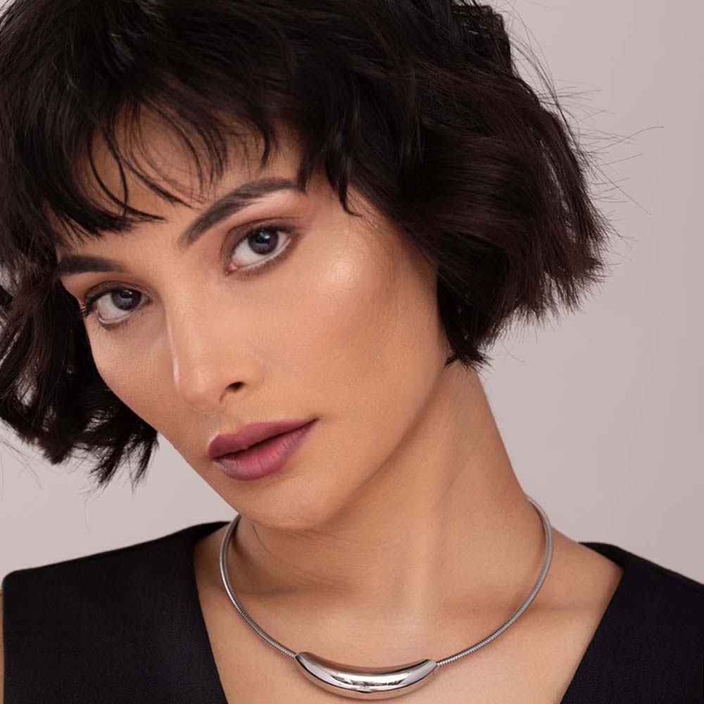 Crescent Arc Necklace