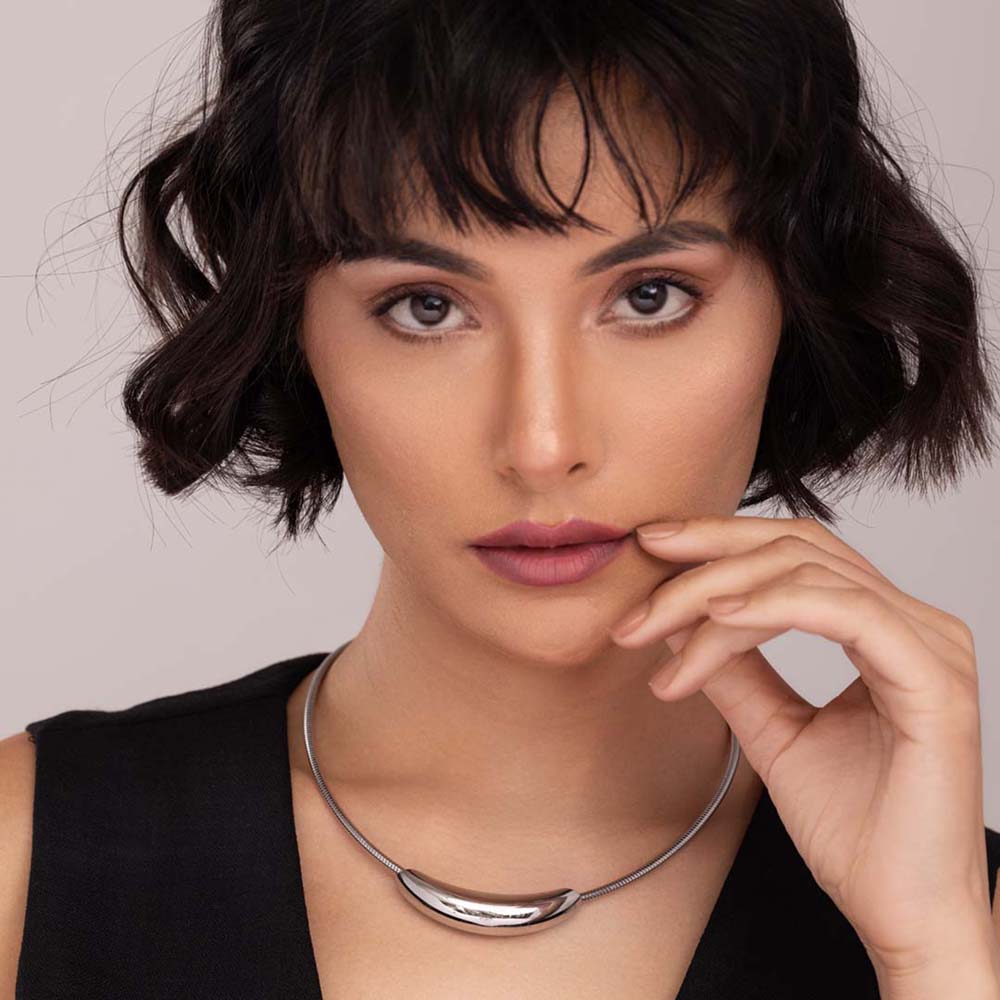 Crescent Arc Necklace