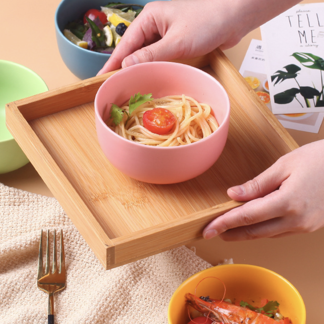 Ceramic Bowl For Chips Set of 2