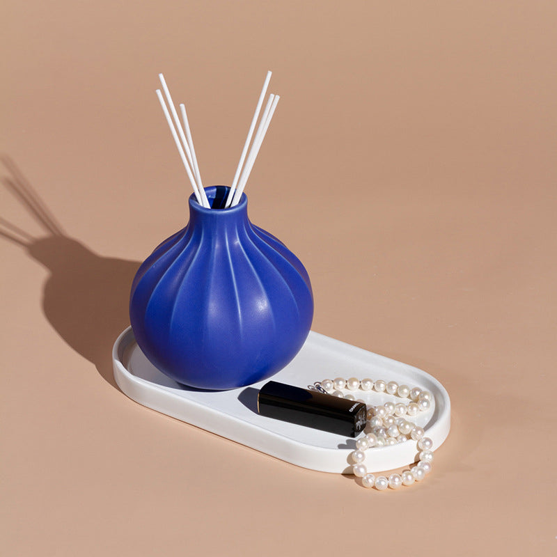 Ribbed Contemporary Vase