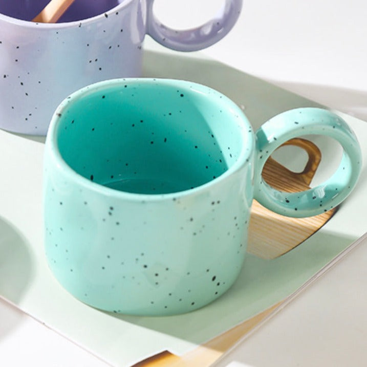 Blue Speckled Cup
