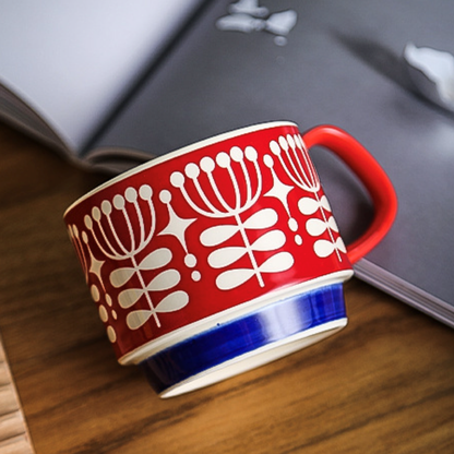 Red And White Cup