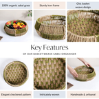 Basket Weave Sabai Organiser