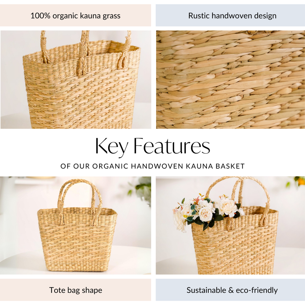 Organic Handwoven Kauna Basket