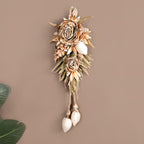 Organic Luxe Bloom Festive Wall Hanging Set Of 2