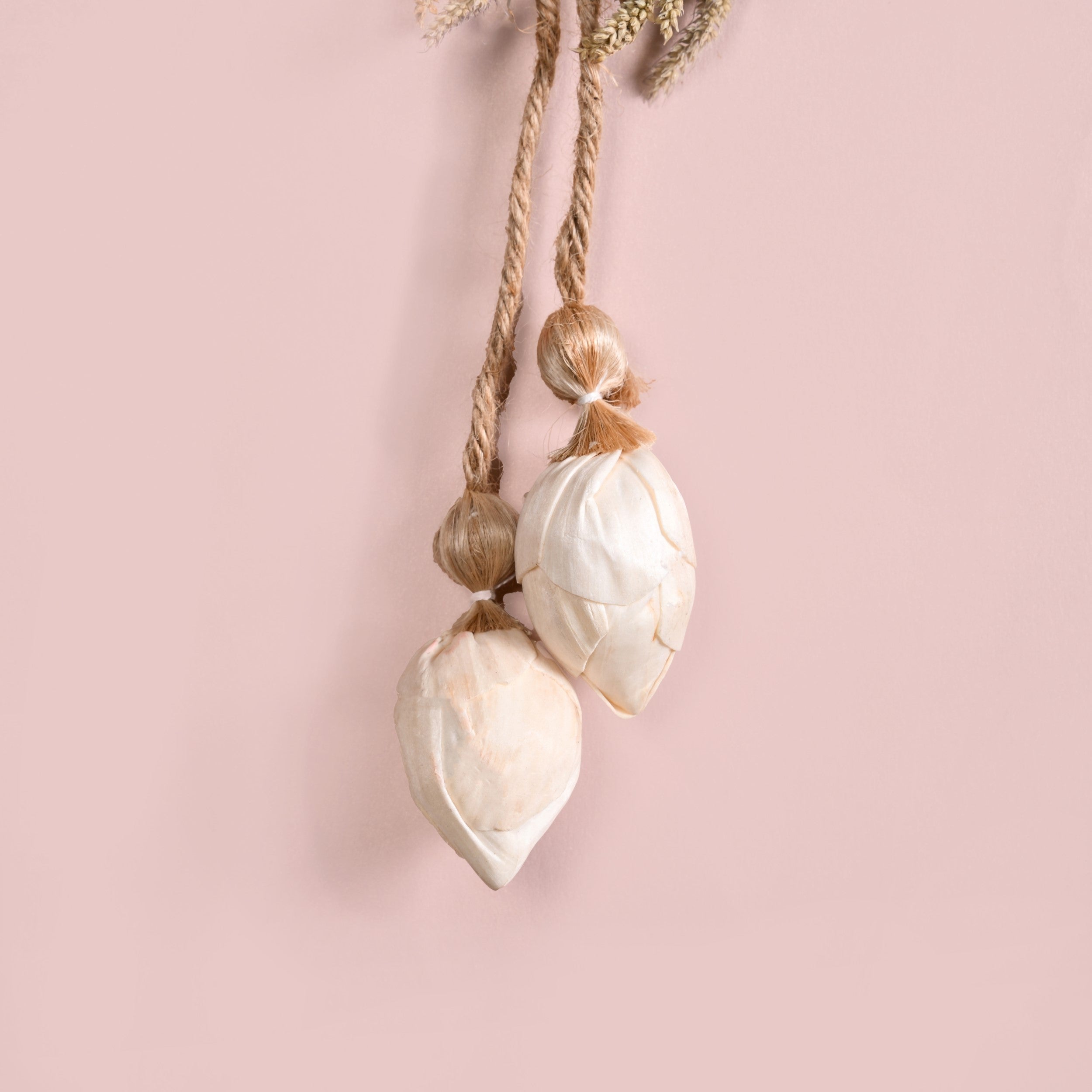 Organic Rose Festive Wall Decor Set Of 2