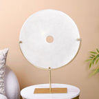 Disc Palm Leaf Luxe Table Decor