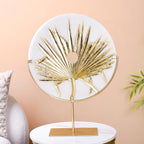 Disc Palm Leaf Luxe Table Decor