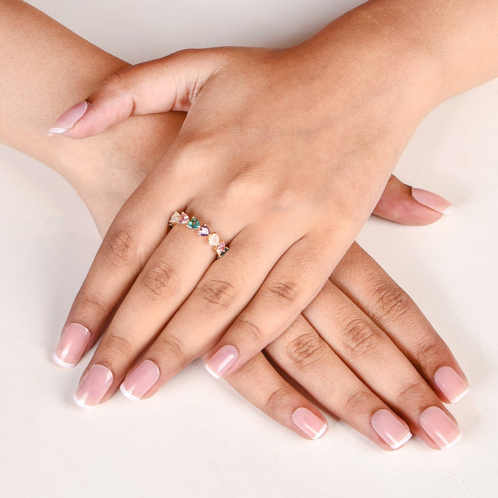 Pastel Hues Love Gold Ring