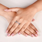 Pastel Hues Love Silver Ring