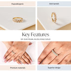 Pearl Bijou Ring Gold