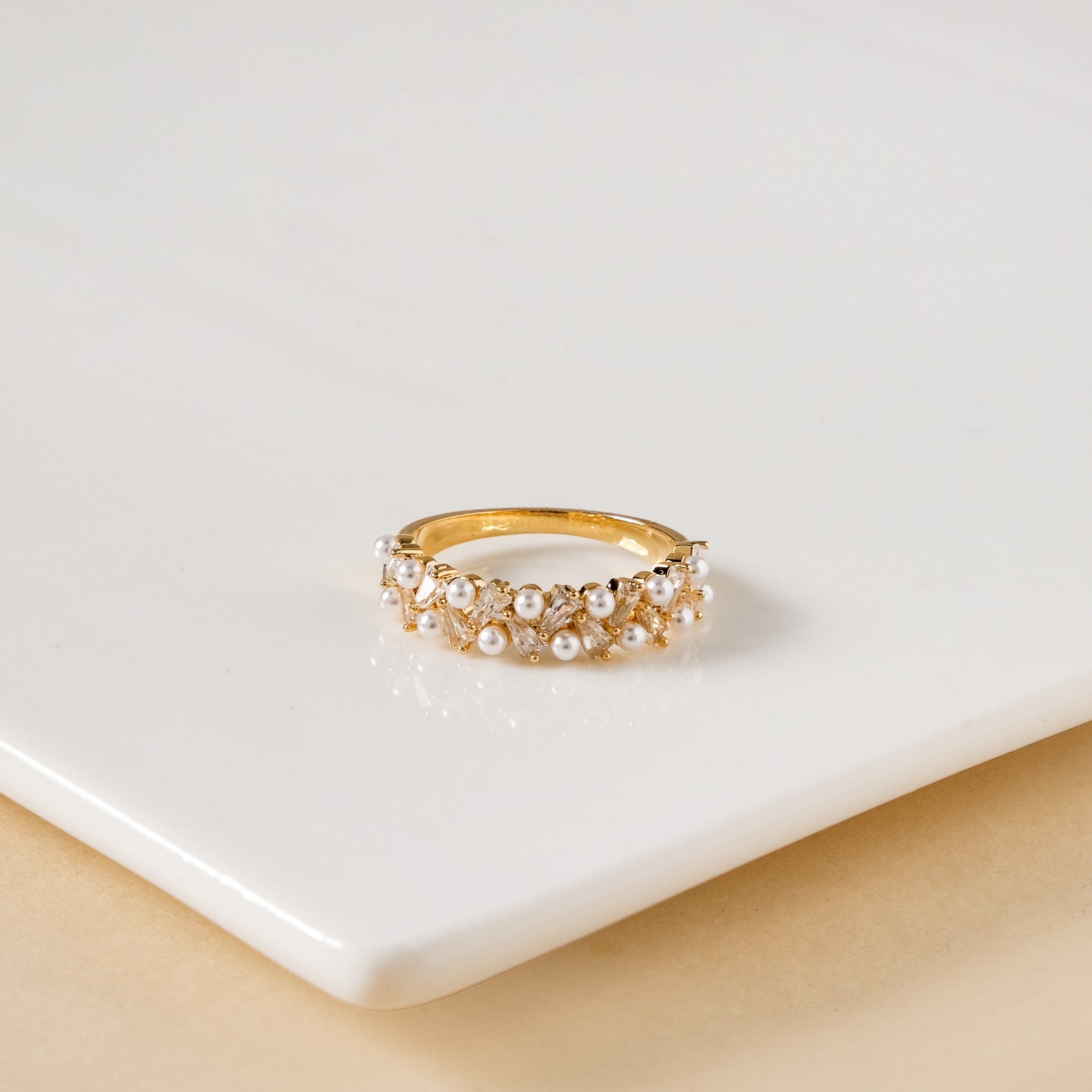 Pearl Bijou Ring Gold