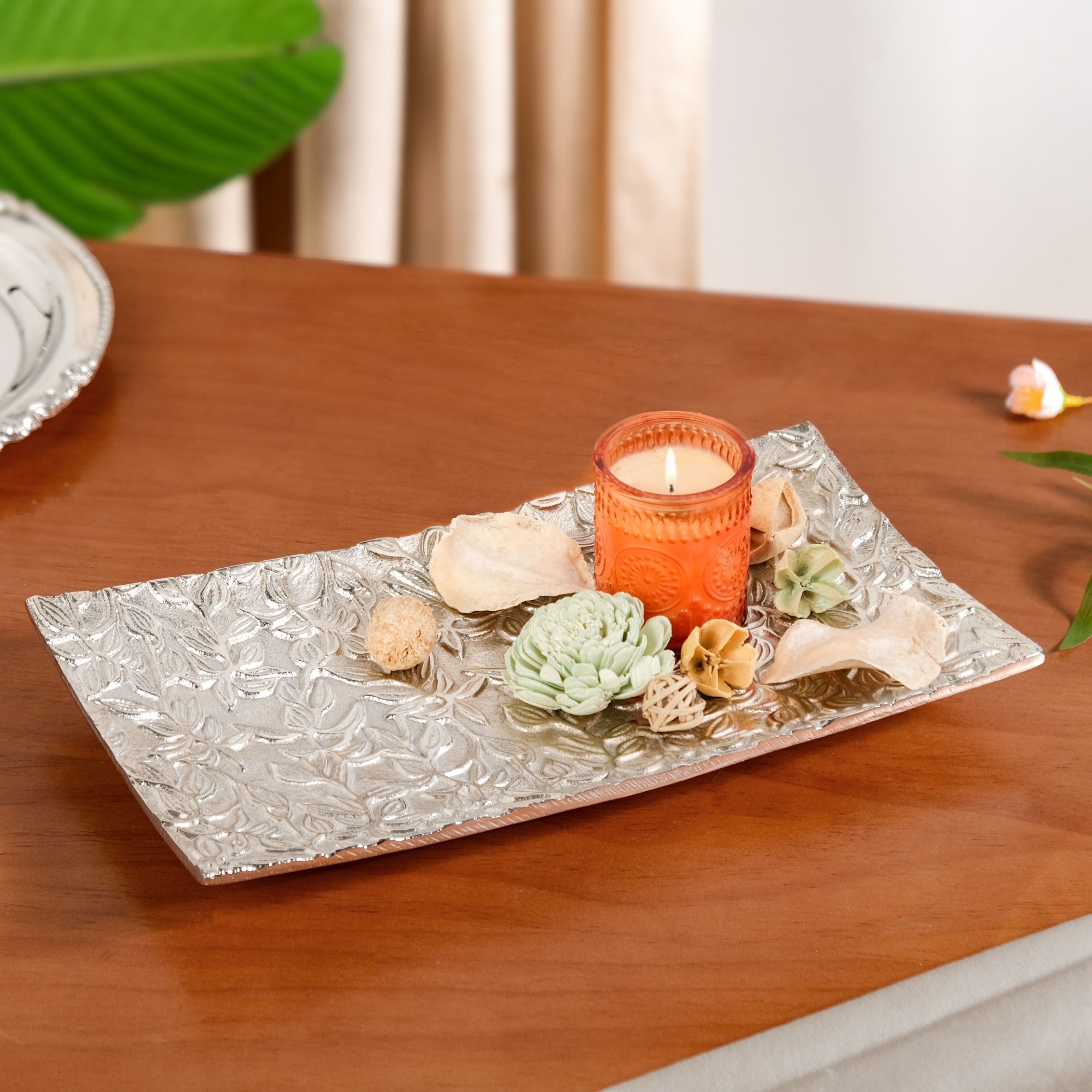 Petal Press Metal Decorative Tray